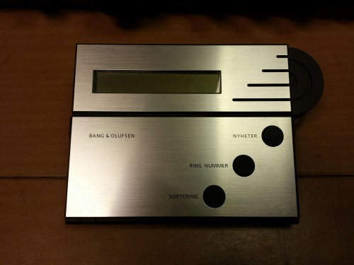 Bang &amp; Olufsen BeoTalk 1200 Phone Answering Machine, 2001