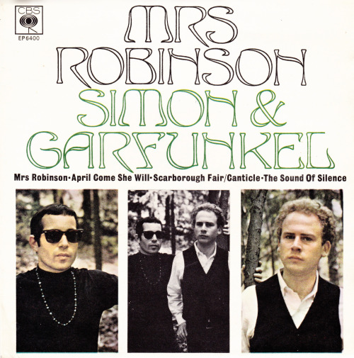Simon and Garfunkel “Mrs. Robinson” b/w “April Come She Will,” “Scarbo