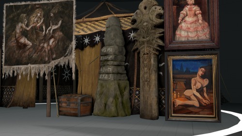 https://sfmlab.com/item/1062/Prop models from the Witcher 3: Wild HuntChair (3 bodygroups)  Chest Ciri’s Portrait (7 skins) Crone Tapestry (2 bodygroups) Desk  Drinkware (5 bodygroups) Gwent Cards Kaer Morhen Map Keira Metz’s Discarded Clothin