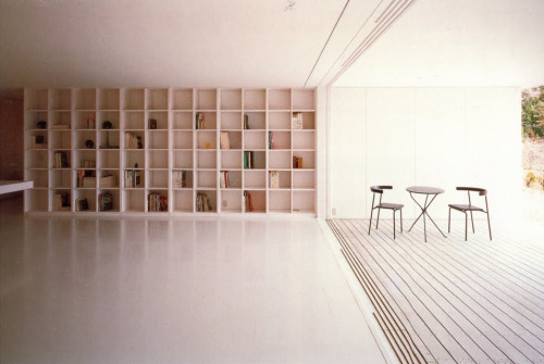 Shigeru Ban - Furniture House. Yamanashi, Japan. 1995The construction system for the Furniture Hou