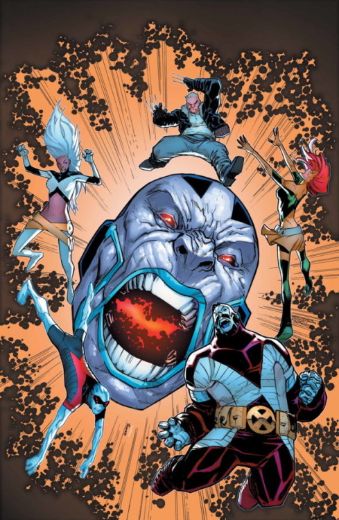 Extraordinary X-Men #8 cover by Humberto Ramos.This is issue is part of the Apocalypse Wars event.