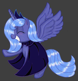 theponyartcollection:  Luna with a cute little