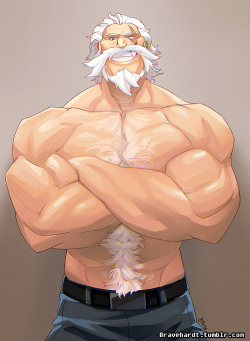 bravehardt:  Big buff fuzzy grandpa!