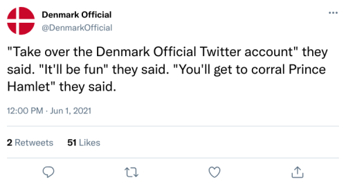 What If Hamlet Characters Had Twitter And Also There Wasnt Any Tragedy Part 7: The Intern