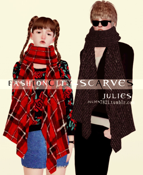 julies7821:[julies]FashionCity-Scarves SP:Having neck or hat slider version hi!guys~I made th