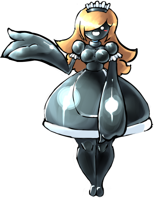 ivelischpfuli:hey look the first Rat Race request@keijimatsu‘s latex maid golem gal