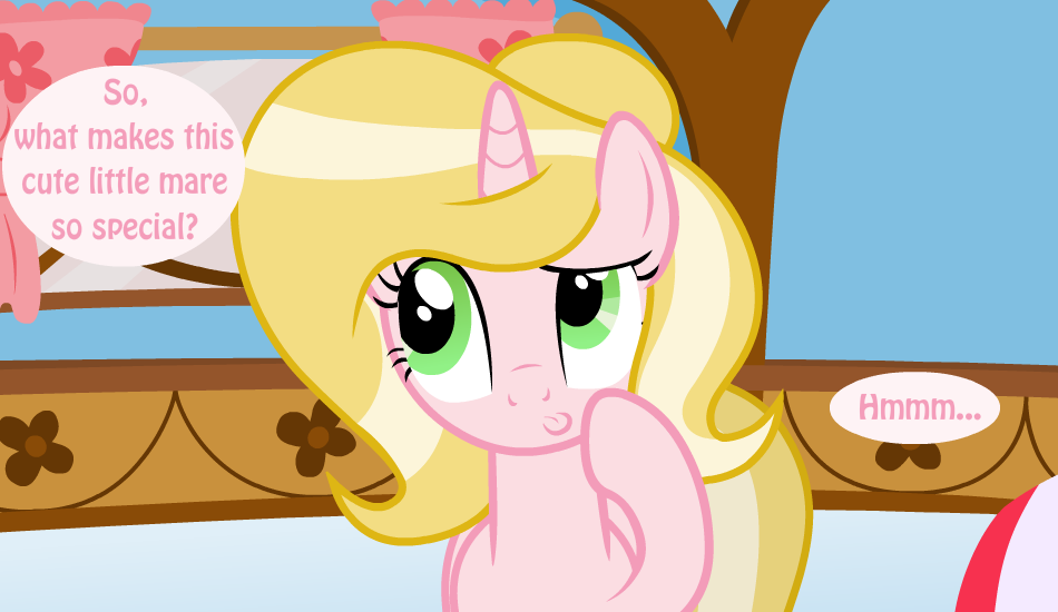 askbubblegumkiss:  Introducing, Bubblegum Kiss! A sweet little mare who’s special