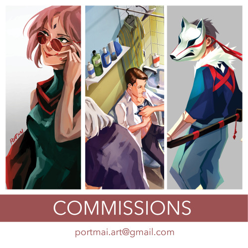 Hi all. The timing is poor, but I’ve been wanting to take commissions for awhile and finally feel pr