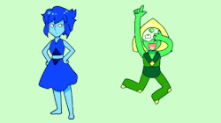 fantasmshop:  Lapidot fusion dance!! ༼つ ் ▽ ் ༽つ  Btw we’ll be at Metro Con this weekend!  (I’ll post a map later) Come see us and we can have a geek out session!!! 