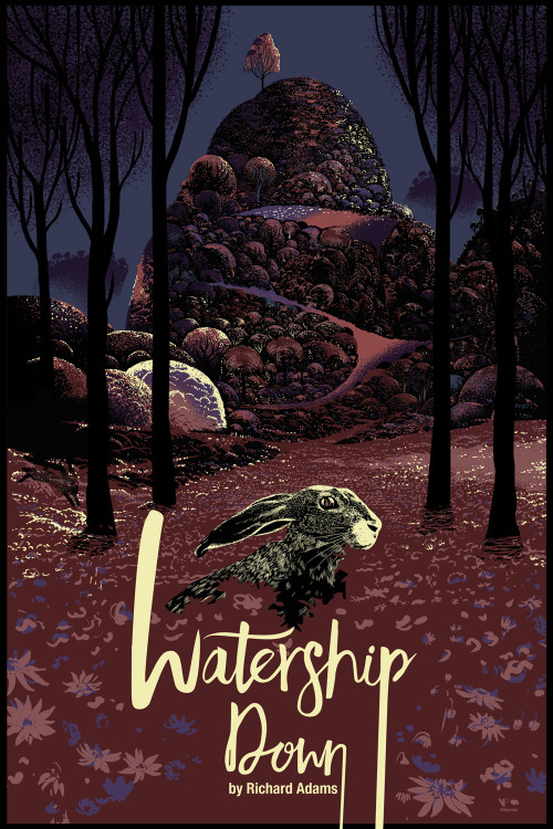 Watership Down screen print available from http://vice-press.com