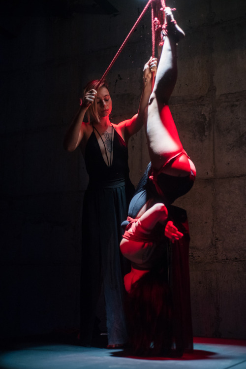 Marika Leila Roux and Brenda Hom performingA Study on FallingRopes U - International Artist Series P