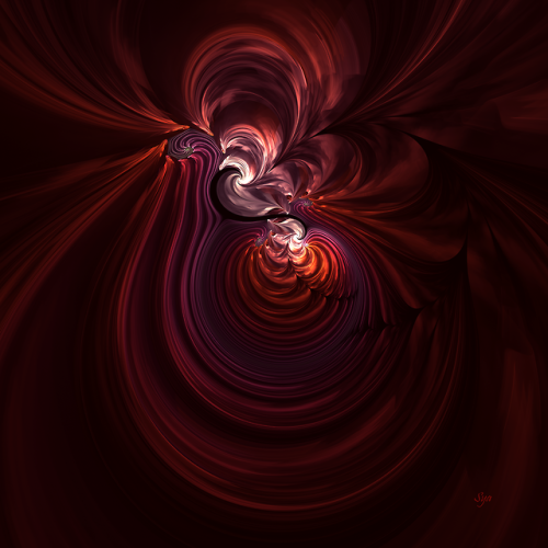 Complicated - a fractal created with Chaotica.