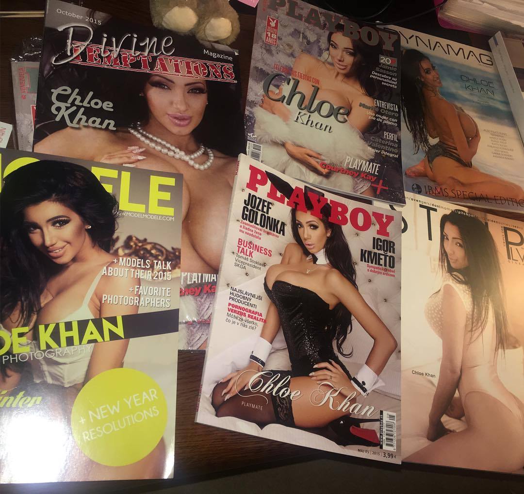 Tidying my office yesterday and came across some of my covers 😁 #covermodel #playmatechloekhan