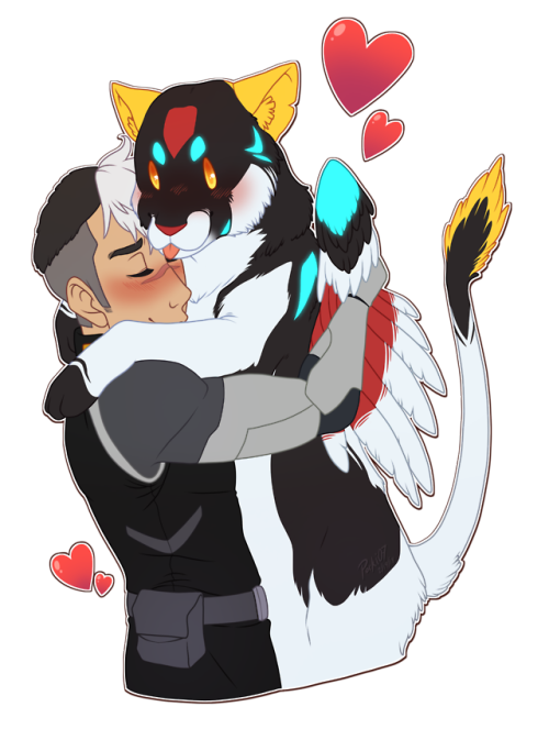 Just a doodle i decided to complete. I love how i did the black lion lol. Shiro just loves his giant