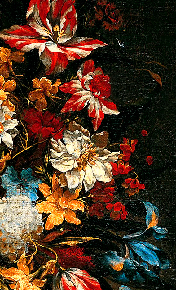 clara&ndash;lux:  ARELLANO, Juan de (1614–1676) Still Life with Flowers, details1650-1660Oil