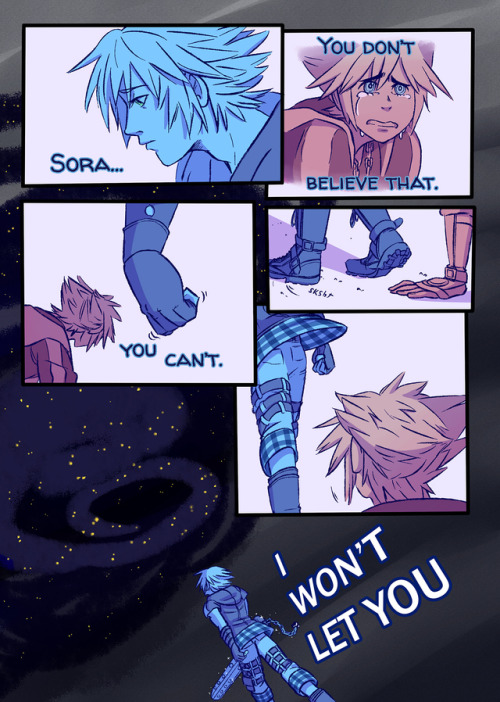 nikutsuneart: Look for the Light in the Darkness My comic I did for the @sorikuzine! I’m so glad i 