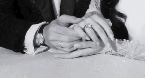 swinginglamour:  Elvis &amp; Priscilla Presley during the press conference following