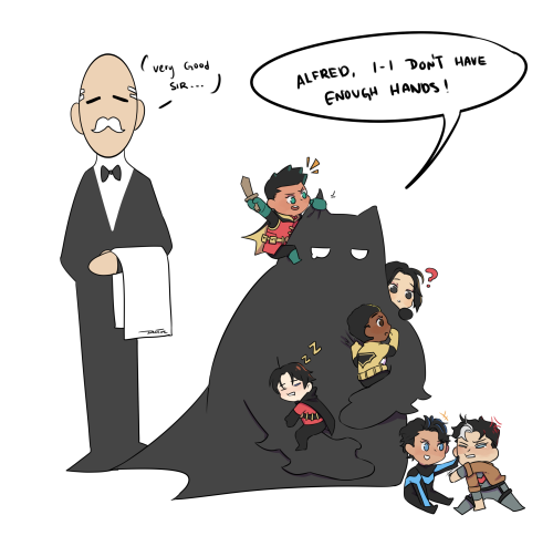 dontotdraws:i just want good dad bruceAww this is so cute!!