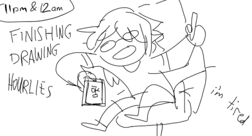 The rest of my hourlies! the end.