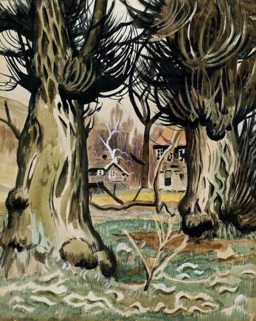 Charles Burchfield aka Charles Ephraim Burchfield aka Charles E. Burchfield (American, 1893-1967, b.