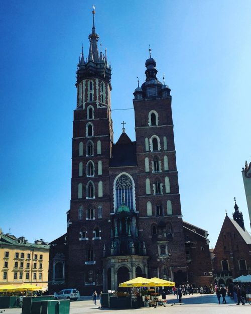 main square ▪️ #cracow #kraków #main #square #architecture #city #landspace #church #view #landspace