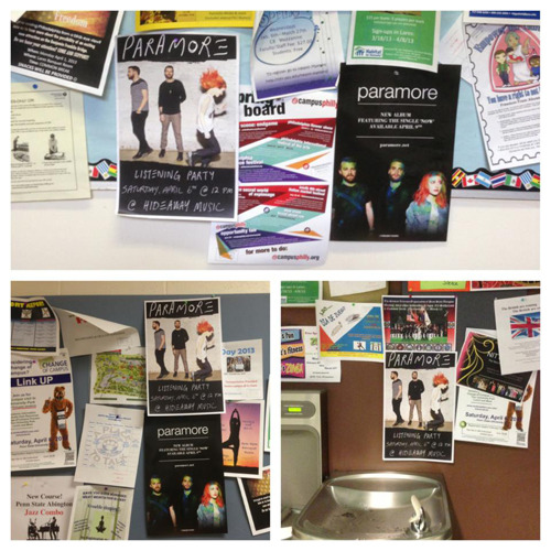 fbrstreetteam:  Philly teamer Daniel Choy is doing an amazing job promoting the Paramore