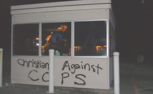 Christian Anarchists Attack Precinct in Response to Week of Action Against Police