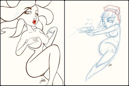 I’ve like 2 pending #sexy #pinupgirls #cartoon #drawing to finish up. Both I had planned to pu