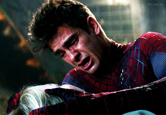 Peter Parker — Peter Parker crying...