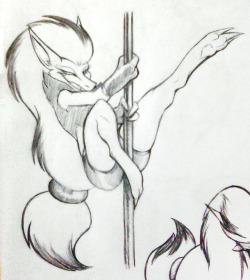 dragons-and-pronz-sketches: Shiny zoroark butt really like how these came out~ &gt;v&lt; 