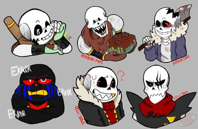 Pixilart - horror sans by me by sans-error-fell