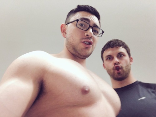 deepseadiva:  #ChestDay shenanigans. Seeing adult photos