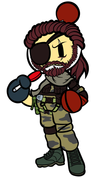 dilodoesdrawings:Venom Snake if he was in Super Bomberman RVenom Bomber!