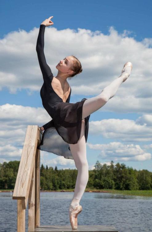 Anastasia Lukin dances during recess at the Vaganova Ballet Academy. The Vaganova Academy has over 3