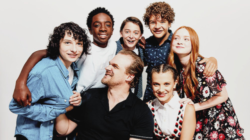 David Harbour, Millie Bobby Brown, Sadie Sink, Gaten Matarazzo, Noah Schnapp, Caleb McLaughlin, And Finn