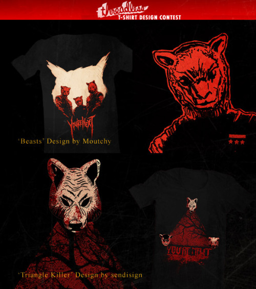 Unmask your talent and submit a terrifying You’re Next Tshirt Design for Threadless - Yourenex