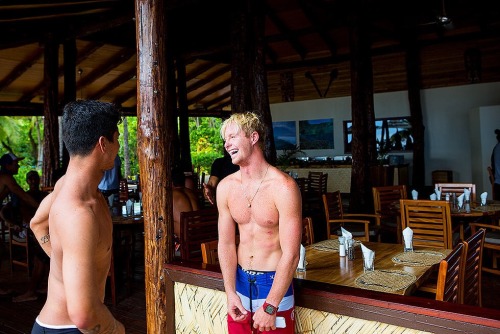 gabrielmedinaoficial:  Gabriel Medina and Nat Young