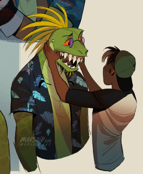 marsoid: iggy and curt… doin what they do best i suppose more info about my ocs and their sto