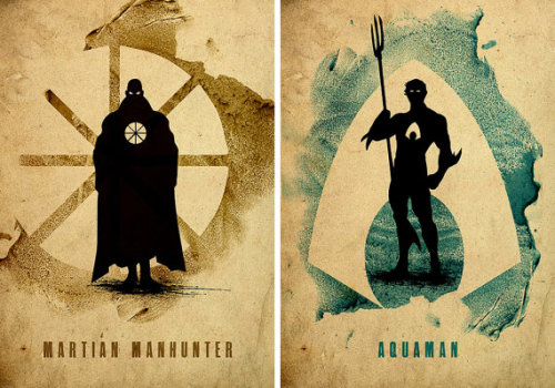 bilateral-hemispheric-balance:  Justice League Minimalist Posters by MoonPoster