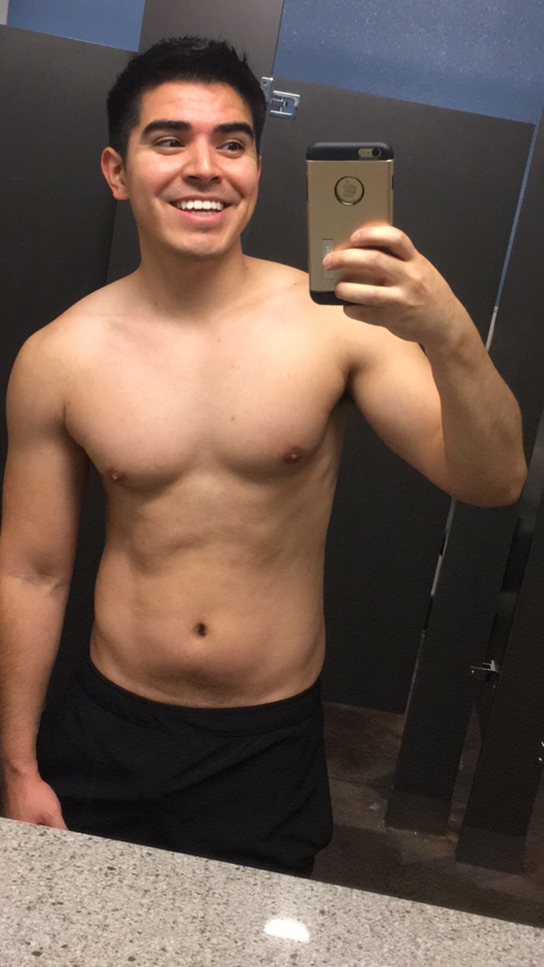 gayawkwardmexicanman:  Shoulder day. Week 1 complete! 