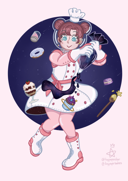 tinypaperstar: Made this one for Clip Studio Paint’s Galaxy’s Cutest contest, I was gonn