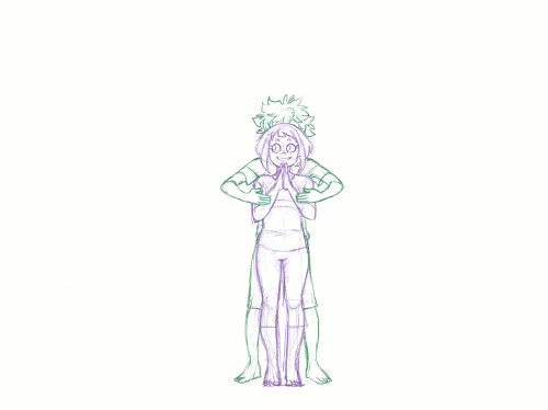 cosmic-hoodie:  How does one animate Okay okay but tbh I see Deku and Ochako being the ultimate duo when playing Just Dance. They’d probably get 5 stars on anything haha– The dance sequence was referenced from this!