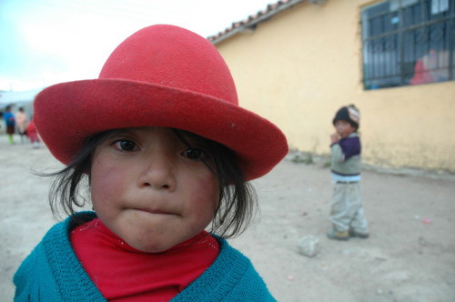 Little girl near Cuenca, Ecuador