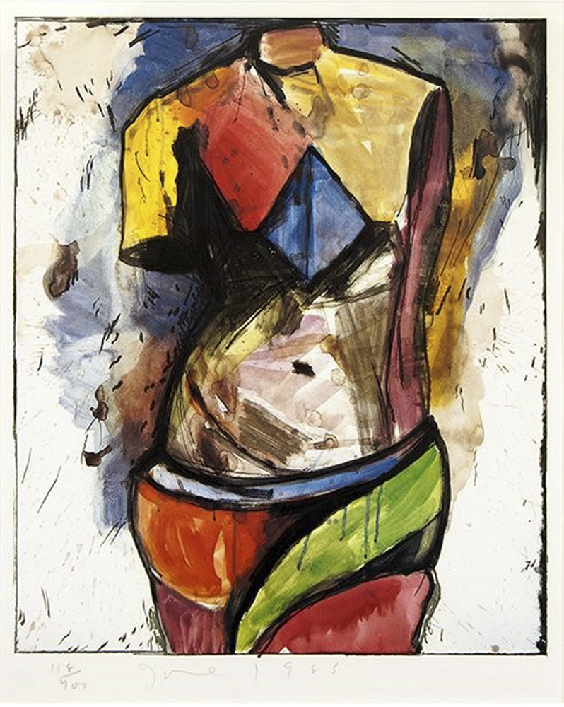 herzogtum-sachsen-weissenfels:Jim Dine (American, b. 1935), The Colorful Venus, 1985. 