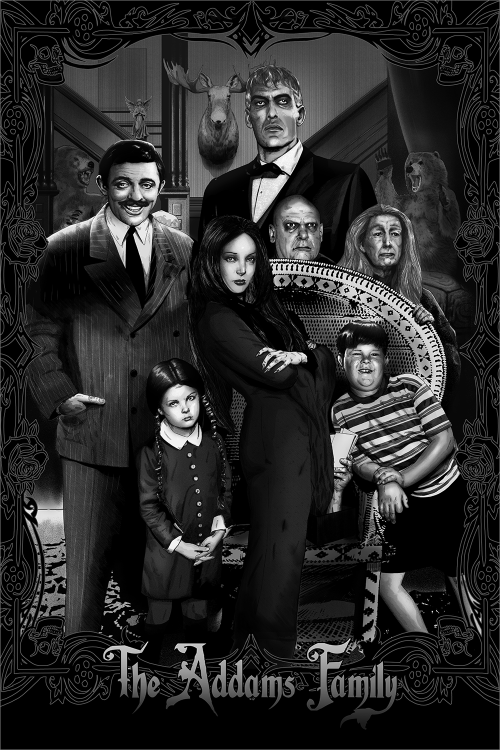 johnny-dynamo:The Addams Family by  Mike McGee 
