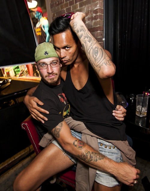 staringouttosea:Raja at Revolver Video Bar on June 13, 2012 in West Hollywood, California.