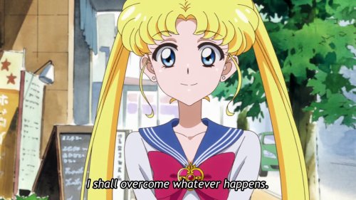 I’m not sure how I feel about this change.  In the manga, Usagi is much more melancholy in this mome