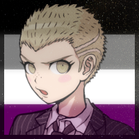 aestheticly-prideful:<< Fuyuhiko Kuzuryuu ~ Asexual Flag >>* Feel free to use *<< 