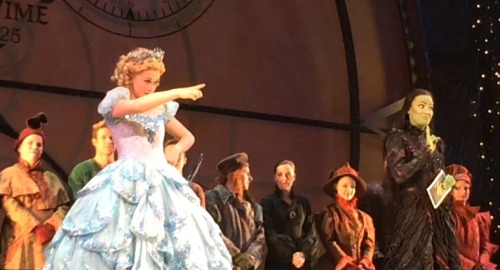 Some pretty adorable photos of the 2NT cast of Wicked from last night’s curtain call in Atlant
