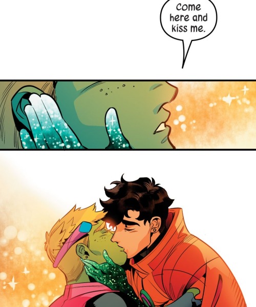 why-i-love-comics: Hulkling and Wiccan: Infinity Comic #4 (2021)written by Josh Trujilloart by Jodi 